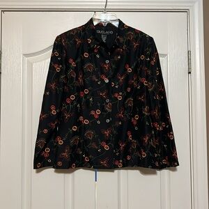 Womens blouses/ jacket button down from Silkland Petite 10P